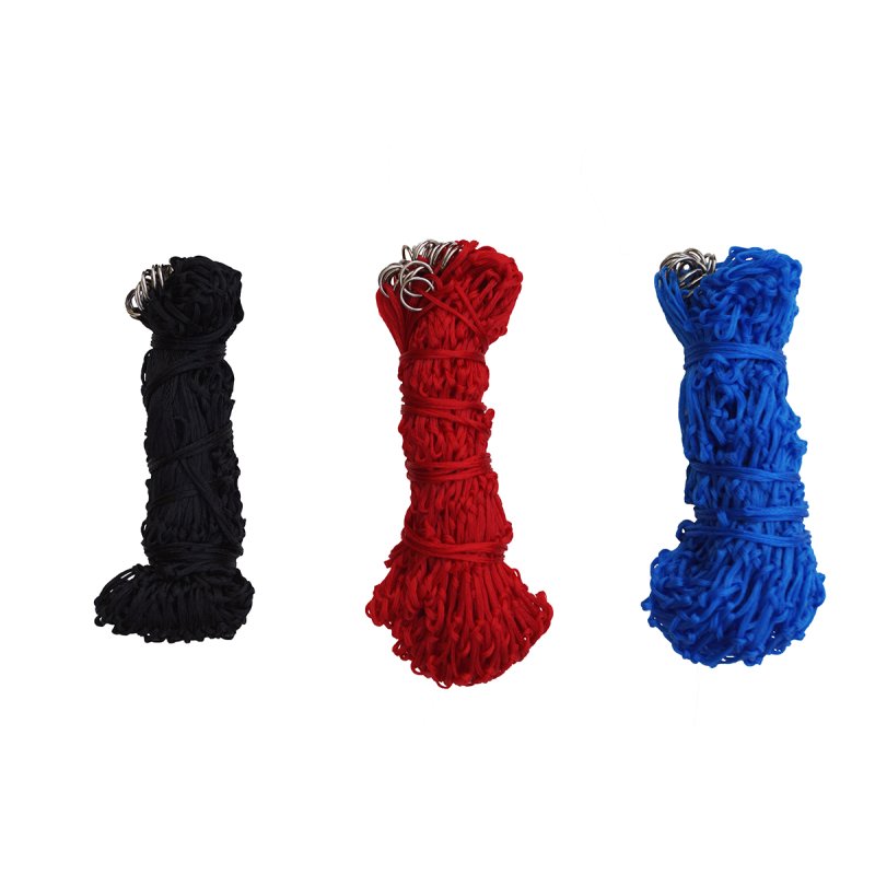 Heunetz "Mesh" 5 x 5 cm, unbefüllt ca. 85 cm lang mit Aufhängeringen